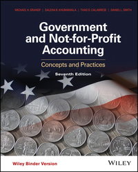 Cover image: Government and Not-for-Profit Accounting: Concepts and Practices 7th edition 9781118983270