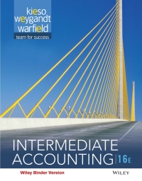 Imagen de portada: Intermediate Accounting 16th edition 9781118742976