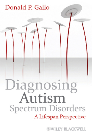 表紙画像: Diagnosing Autism Spectrum Disorders - A Lifespan Perspective 1st edition 9780470749234