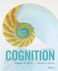 صورة الغلاف: Cognition 9th edition 9781118983287