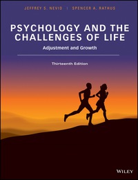 Imagen de portada: Psychology and the Challenges of Life: Adjustment and Growth 13th edition 9781118978252