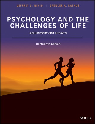 Cover image: Psychology and the Challenges of Life: Adjustment and Growth 13th edition 9781118978252