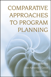 Cover image: Comparative Approaches to Program Planning 1st edition 9780470126417