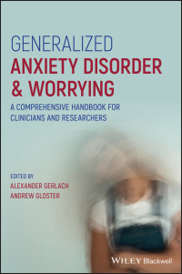 Omslagafbeelding: Generalized Anxiety Disorder and Worrying 1st edition 9781119189862