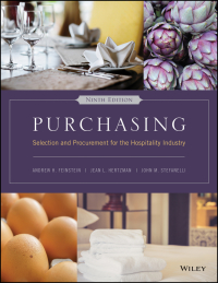 صورة الغلاف: Purchasing: Selection and Procurement for the Hospitality Industry 9th edition 9781119148517