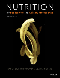 صورة الغلاف: Nutrition for Foodservice and Culinary Professionals 9th edition 9781119148494