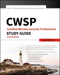 Cover image: CWSP: Certified Wireless Security Professional Study Guide CWSP-205 2nd edition 9781119211082