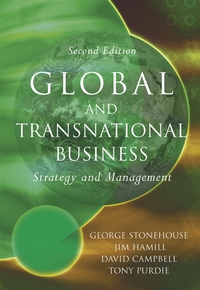 Cover image: Global and Transnational Business: Strategy and Management 2nd edition 9780470851265