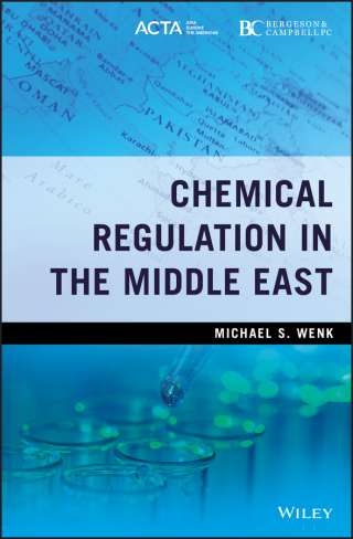 Cover image: Chemical Regulation in the Middle East 1st edition 9781119223641