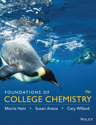 Cover image: Foundations of College Chemistry 15th edition 9781119083900