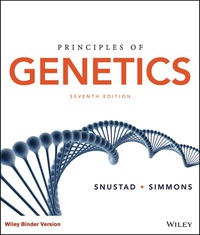 Cover image: Principles of Genetics 7th edition 9781119142287