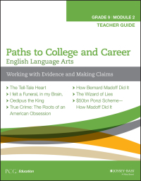 Imagen de portada: English Language Arts, Grade 9 Module 2 1st edition 9781119124474