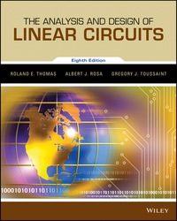 Cover image: The Analysis and Design of Linear Circuits 8th edition 9781119235385