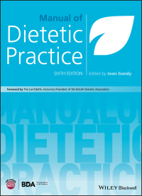 Cover image: Manual of Dietetic Practice 6th edition 9781119235927