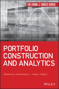 Imagen de portada: Portfolio Construction and Analytics 1st edition 9781118445594