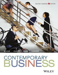 Cover image: Contemporary Business, Canadian Edition 2nd edition 9781119194330