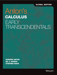 صورة الغلاف: Anton's Calculus Early Transcendentals, Global Edition 11th edition 9781119248903