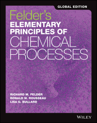 صورة الغلاف: Elementary Principles of Chemical Processes, Global Edition 4th edition 9781118092392
