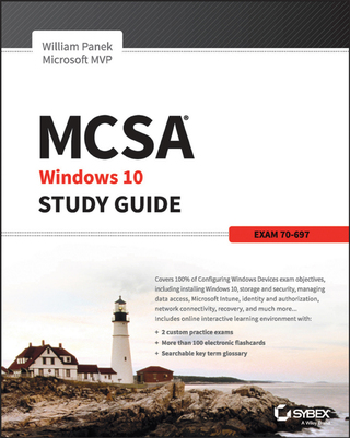 Imagen de portada: MCSA Microsoft Windows 10 Study Guide: Exam 70-697 1st edition 9781119252306