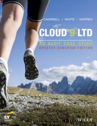 Cover image: Cloud 9 Ltd II: An Audit Case Study, Canadian Edition 2nd edition 9781119225621