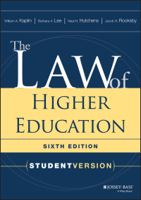 Cover image: The Law of Higher Education 6th edition 9781119271918