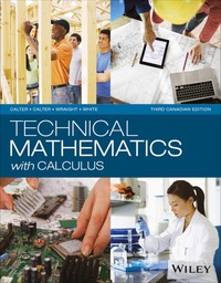 Cover image: Technical Mathematics with Calculus, Canadian Edition 3rd edition 9781118962145