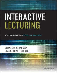 Imagen de portada: Interactive Lecturing 1st edition 9781119277309