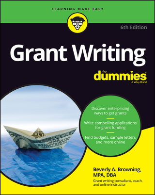 Cover image: Grant Writing For Dummies 6th edition 9781119280125