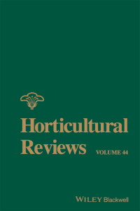 Cover image: Horticultural Reviews 1st edition 9781119281245