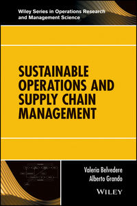 Cover image: Sustainable Operations and Supply Chain Management 1st edition 9781119284956