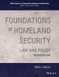 Cover image: Foundations of Homeland Security: Law and Policy 2nd edition 9781119289111