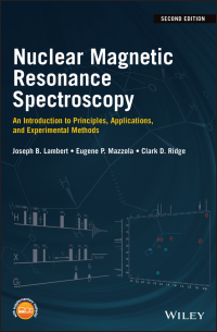 Imagen de portada: Nuclear Magnetic Resonance Spectroscopy: An Introduction to Principles, Applications, and Experimental Methods 2nd edition 9781119295235