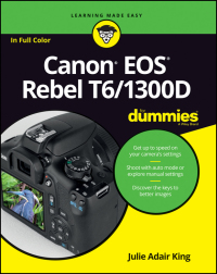 Cover image: Canon EOS Rebel T6/1300D For Dummies 1st edition 9781119295648