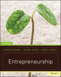 Cover image: Entrepreneurship 4th edition 9781119298809