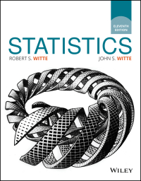 Cover image: Statistics 11th edition 9781119254515