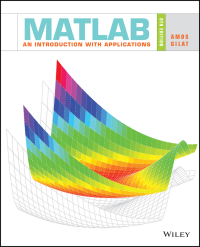 表紙画像: MATLAB: An Introduction with Applications 6th edition 9781119256830