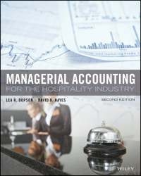 Imagen de portada: Managerial Accounting for the Hospitality Industry 2nd edition 9781119299653