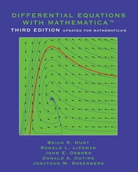 Cover image: Differential Equations with Mathematica 3rd edition 9780471773160