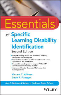 Cover image: Essentials of Specific Learning Disability Identification 2nd edition 9781119313847