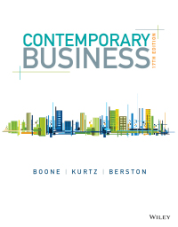 Imagen de portada: Contemporary Business 17th edition 9781119330110