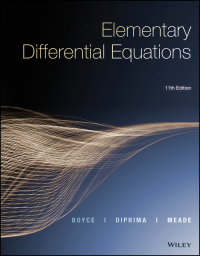 Imagen de portada: Elementary Differential Equations 11th edition 9781119330349