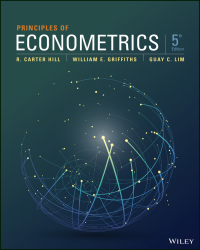 Cover image: Principles of Econometrics 5th edition 9781118452271
