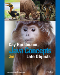 Cover image: Java Concepts: Late Objects, Enhanced eText 3rd edition 9781119330370