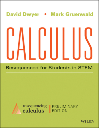 Imagen de portada: Calculus: Resequenced for Students in STEM, Enhanced eText, Preliminary Edition 1st edition 9781119170372