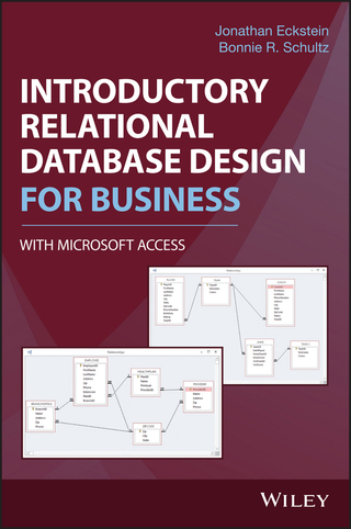 Imagen de portada: Introductory Relational Database Design for Business, with Microsoft Access 1st edition 9781119329411
