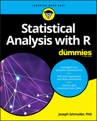 Cover image: Statistical Analysis with R For Dummies 1st edition 9781119337065