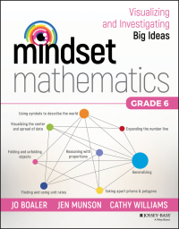 Cover image: Mindset Mathematics: Visualizing and Investigating Big Ideas, Grade 6 1st edition 9781119358831
