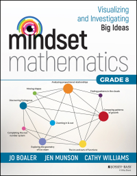Imagen de portada: Mindset Mathematics: Visualizing and Investigating Big Ideas, Grade 8 1st edition 9781119358749