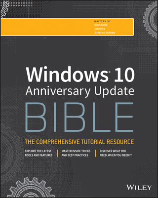 表紙画像: Windows 10 Anniversary Update Bible 1st edition 9781119356332