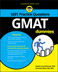 Cover image: 1,001 GMAT Practice Questions For Dummies 1st edition 9781119363125